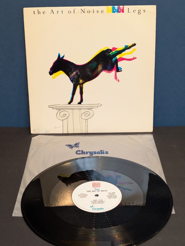 The Art of Noise – Legs (Chrysalis Records, 1985) 12″ Remix Vinyl Record LP
