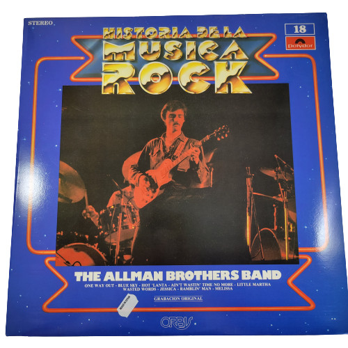 The Allman Brothers Band Historia De La Musica Rock LP Polydor Records Vinyl