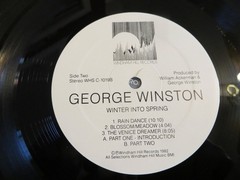 George Winston – Winter Into Spring – LP 1982 Windham – Classical