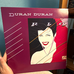 Duran Duran Rio EMI LP Red Vinyl Record in Cardboard Sleeve Pop Rock