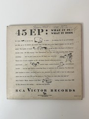 “The Voices of Christmas” The Voices of Walter Schumann EPC-1141 45RPM EP 7” Set