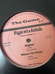 The Game Niggaz Wit Attitude Volume 1 12” Vinyl EP Record 50 Cent