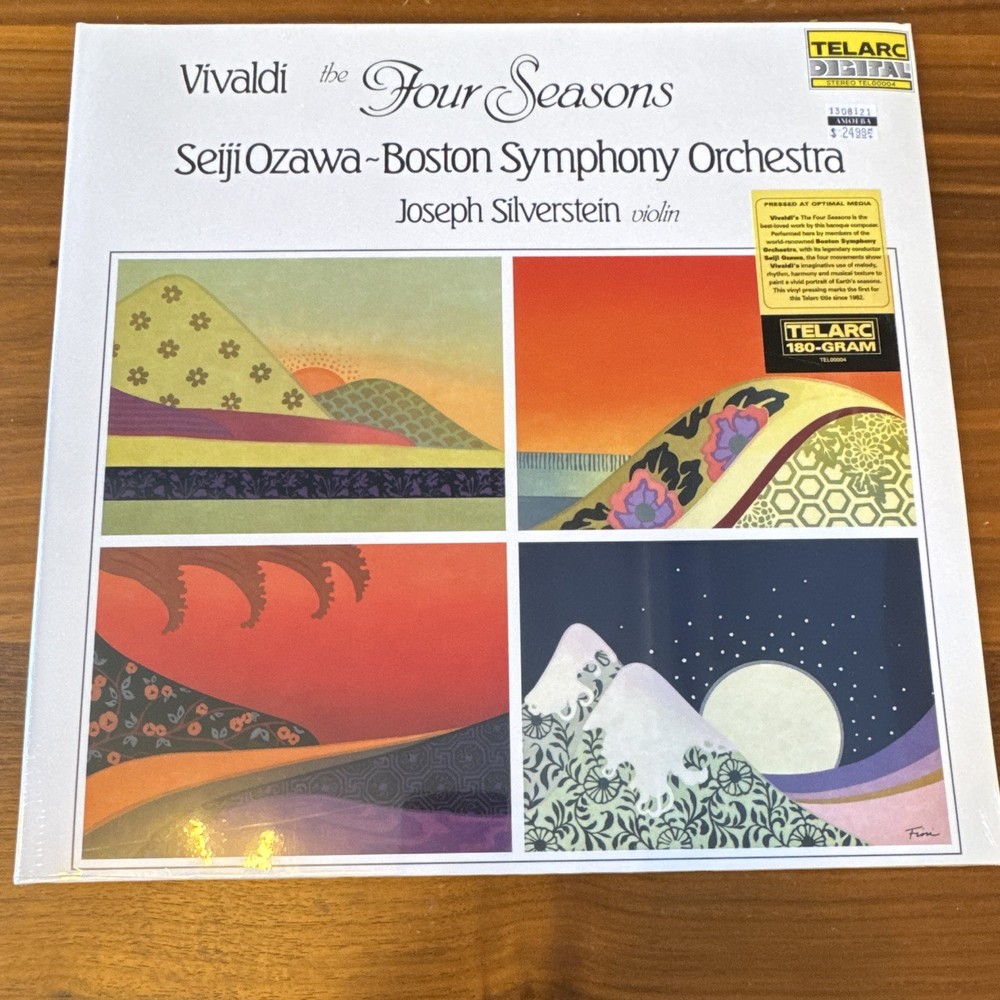 Factory sealed vinyl: Vivaldi Four Seasons Ozawa Boston SO Silverstein Telarc LP