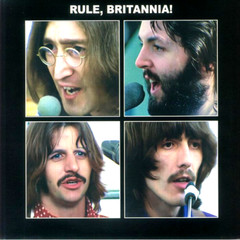 The BEATLES Rule Britannia! Apple Label Black Vinyl Record LAST !