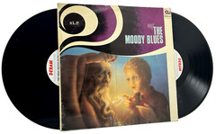 THE GREAT MOODY BLUES DOUBLE LP RECORD BELGIUM IMPORT 1978 DERAM DA 159/160 (2)