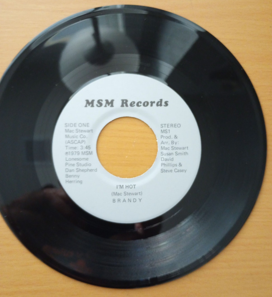I’m Hot w/ Dance Do It With Me -Brandy 1979 Excellent boogie rock disco vinyl 45