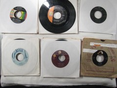 record lot 45 rpm VG 100 vinyl w/ sleeves Pop hits 50s-70s Oldies FREE SHIP 5N