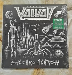 VOIVOD SYNCHRO ANARCHY GREEN TRANSPARENT VINYL W/POSTER NM-/NM- LIKE NEW