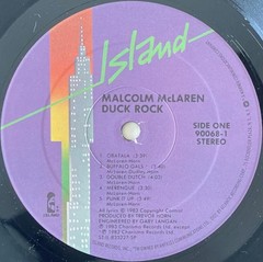 MALCOLM MCLAREN Duck Rock 1983 Island Records Electronic Hip Hop Album w/ Insert