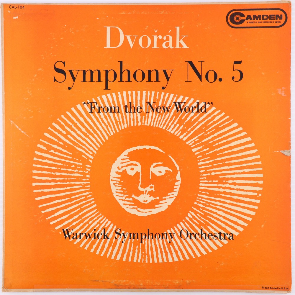 Dvorak Symphony No. 5, In E Minor, Op. 95 – Warwick Symphony – Vinyl LP CAL-104
