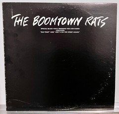THE BOOMTOWN RATS Rat Trap / Joey’s on the Street Again 12″ White Label Promo