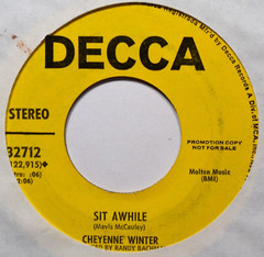 Cheyenne Winter Second Thoughts Classic Rock EX++ DJ 45 7″ Vinyl Randy Bachman