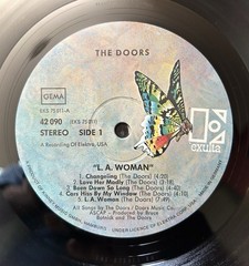 L.A. Woman by Doors LP (1971) German Vinyl #42090 (EKS75011) *PRISTINE & RARE!*