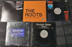 Early 2000s Hip Hop Singles Lot Of 5 12″ Busta Rhymes Onyx Erykah Badu Wu Tang