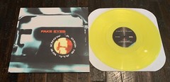 FAKE EYES A Drip Is All We Know 12″ Yellow Vinyl-Glare Leaving Time Milly Dosser