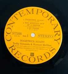 LP: Teddy Edwards / Howard McGhee, Together Again! Contemporary S7588, Stereo,