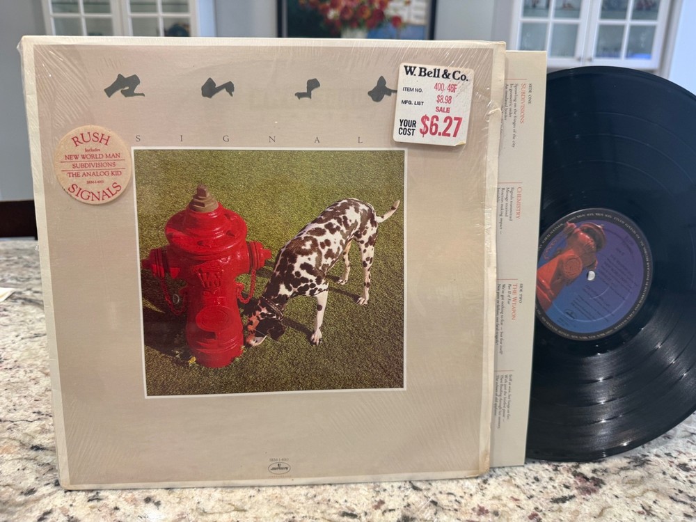 RUSH – SIGNALS 1982 VG++ Vinyl LP Record Album SHRINK WRAP HYPE ~ MASTERDISK