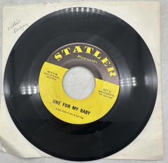 Unknown Artist One For My Baby / Spaghetti Rag Statler Records 521 NM