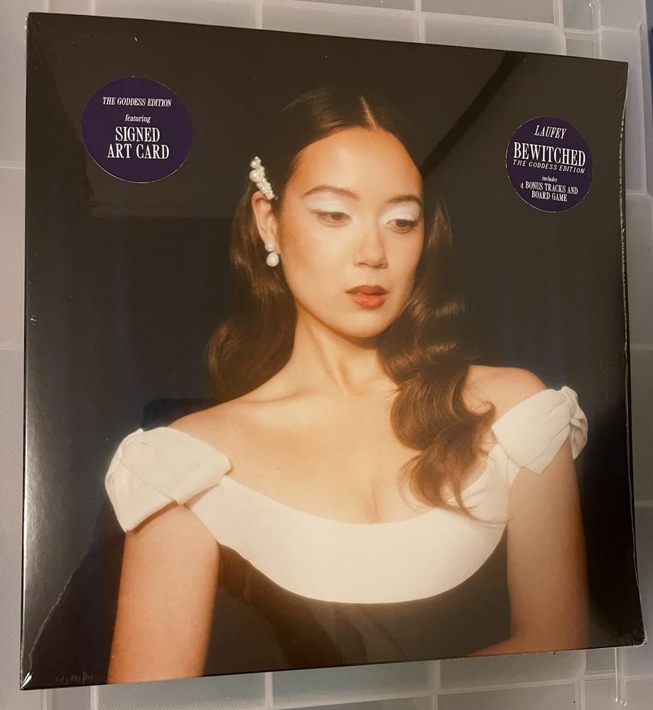 LAUFEY Bewitched: The Goddess Edition Navy 2LP with Signed Art Card SEALED NEW