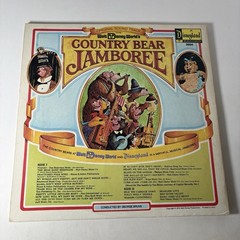 Country Bear Jamboree Disney Original 1971 Disneyland Gatefold Booklet LP Record