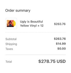 Oliver Tree Ugly Is Beautiful Vinyl LP Yellow Limited Edition – PRESALE