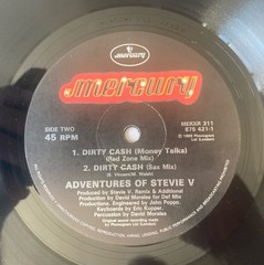 Adventures Of Stevie V – Dirty Cash 12″ Maxi Single MERXR311 Mercury 1990 Ex