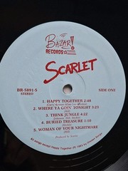 “SCARLET” 1985 PHANTASM PRIVATE/INDIE LP HAIR/GLAM/HARD ROCK LYRICS