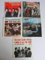 1960s ROCK Lot Of 25 PICTURE SLEEVES 45 RPM No Records