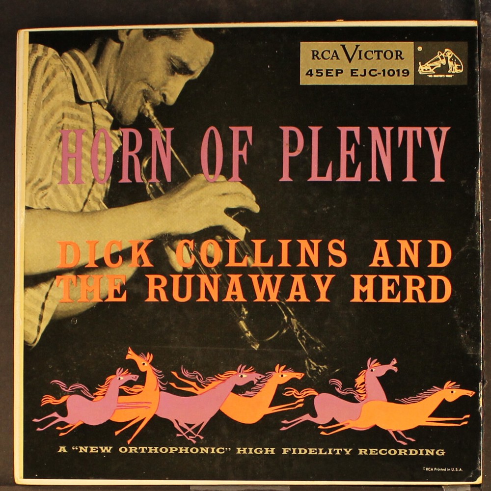 DICK COLLINS: horn of plenty RCA 7″ EP 45 RPM
