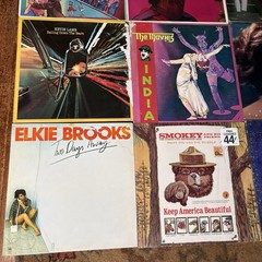 Vintage Vinyl Records Collection 25 LP Classic Rock Eclectic 1970s 80s Mixed Lot