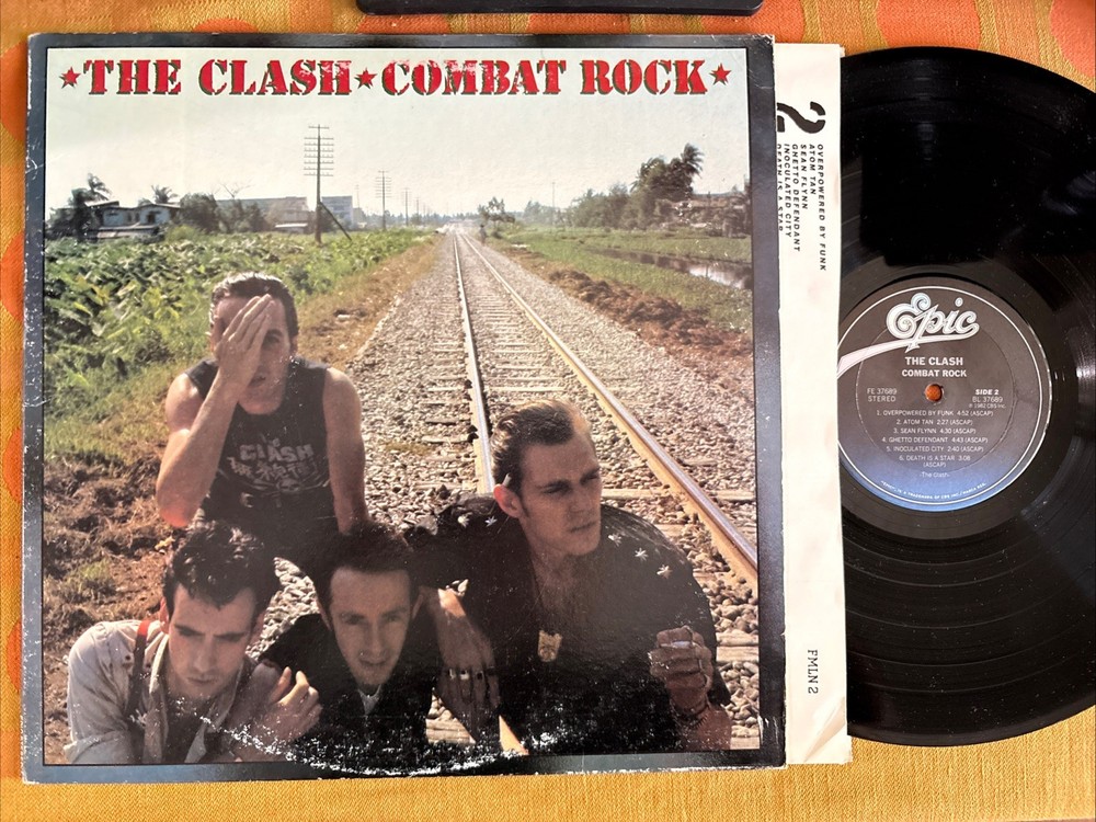 The Clash Combat Rock Vintage US LP Vinyl