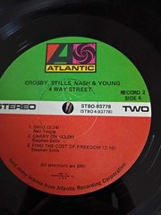 The Way Street by Stills & Nash Crosby (Vinyl, Atlantic USA)