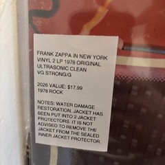 Frank Zappa Vinyl Lp Record Lot Of 12 Collection Ultrasonic Cleaned & Graded