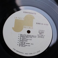 ORIGINAL COVER CONTRASTS BLONDE 1969 PSYCH MASTERPIECE VINYL LP CHEESECAKE