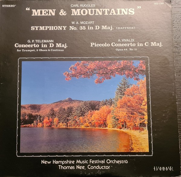 Carl Ruggles, Wolfgang Amadeus Mozart, Georg Philipp Telemann, Antonio Vivaldi,
