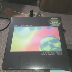 MOS GENERATOR Live At ROADBURN 2008 2XLP Clear & Black Vinyl Limited SIGNED CARD