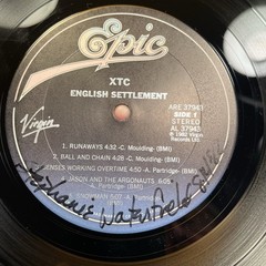XTC “English Settlement” LP, 1982 Epic ARE 37943, Cover EX, Vinyl EX