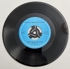 MC 900 FT JESUS Truth Is Out Of Style 7″ Rare 1990 BELGIUM Picture Sleeve VG+/NM