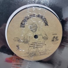 Gunslinguz Protect Yourself Sealed Factory 12″ Vinyl Record Single free sleeve