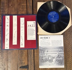 Vintage 1950s FOLKWAYS JAZZ Records Vol. 1-10 Near Complete Set Vinyl 12”