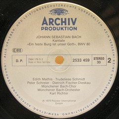 Johann Sebastian Bach, Edith Mathis ∙ Trudeliese Schmidt, Peter Schreier ∙ D