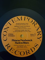 Phineas Newborn Jr..w/Ray Brown & Elvin Jones.Harlem Blues.Contemporary.(SLM).Ex