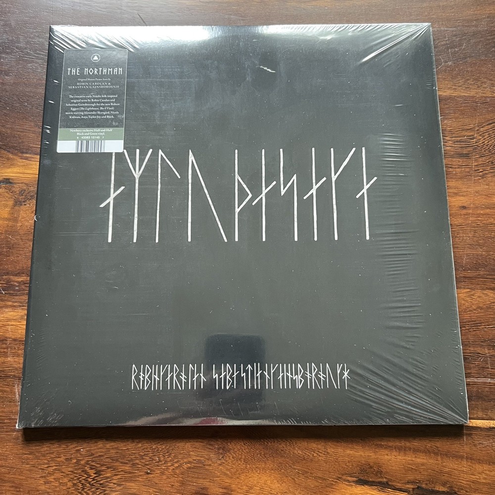 The Northman Soundtrack Score Carolan Black $ Green Color Vinyl LP RARE SEALED