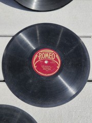 RARE Lot of (5) Vintage 1920s ROMEO 78 RPM Records – Jazz, Dance Band, Pre-War