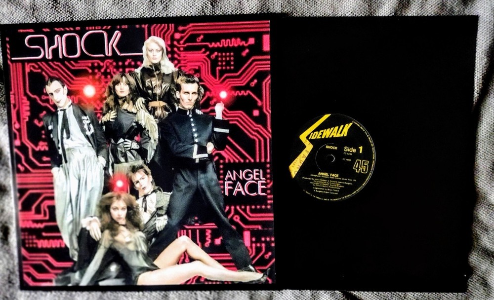 SHOCK – ANGEL FACE 12″ UK VINYL MAXI SINGLE- FREE CUSTOM PIC WALLET