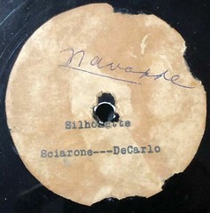 UNISSUED 50s Male Singer + Guitar ACETATE 78 Silhouette / Frolic In Garlic HEAR