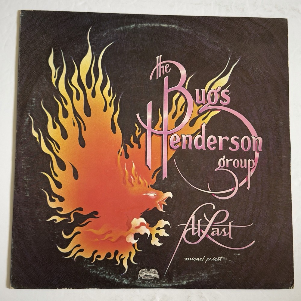 The Bugs Henderson Group~At Last~EX Vinyl~1978 Texas Blues Rock~FAST SHIP OUT