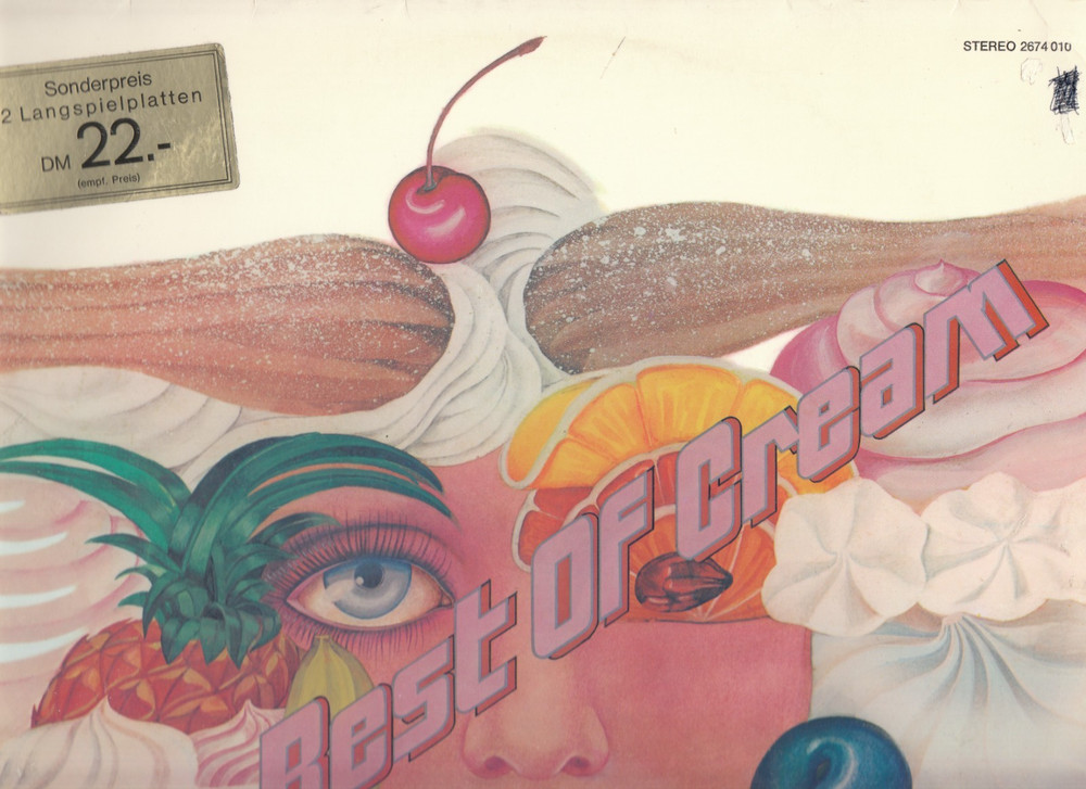 CREAM – Best Of /2 LPs (1972) 16 Songs [VINYL NM+/SLEEVE VG & VG+] German Import
