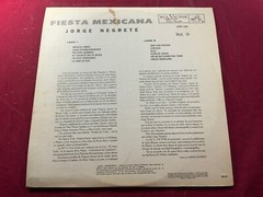 U4-91 JORGE NEGRETE Fiesta Mexicana .. LPVC 103 .. IMPORT