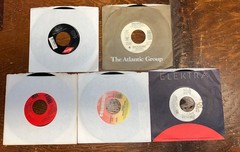 Lot Of 5 ‘80s & 90s 45 Vinyl: Oran “Juice” Xscape Crystal Waters Tevin Campbell